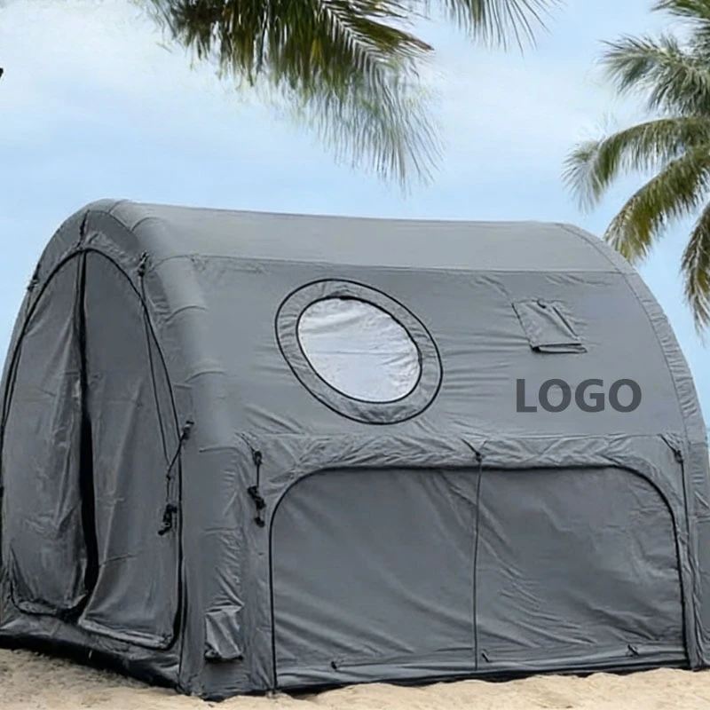 Inflatable tent outdoor camping overnight camping house type rainproof and warm thickened full set of equipment wedding party