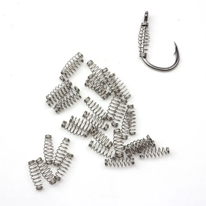 Anzuelos de acero inoxidable con resorte para cebo y carpa jigs - imagen 5