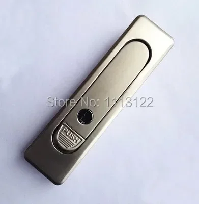 MS734-2 Matt Chrome Pull open Cabinet Lock High Quality Central Control Box Cabinet Panel Lock 1 PC