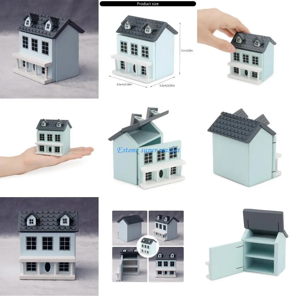 

090b Классическая вилла Хаус Коттедж Игрушка для притворства и акценты фото реквизит