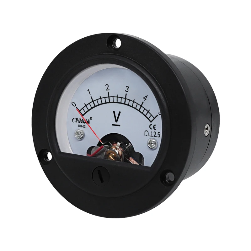 SO-52/DH-52 DC Anlog Voltmeter 1V2V3V5V10V15V20V30V50V100V150V200V250V300V450V500V voltage panel meter,factory direct sales.