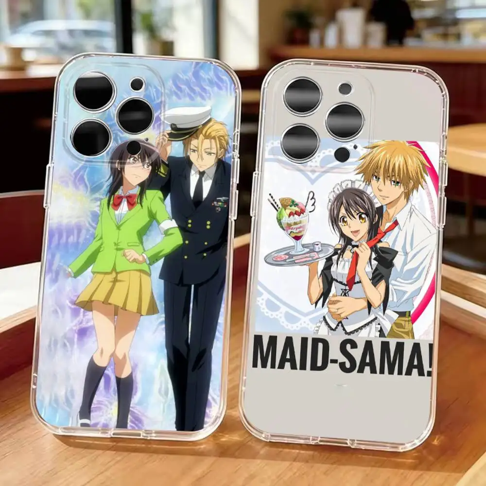 

Anime M-Maid SA-Sama Phone Case For iPhone 17 Air 16 15 14 13 12 11 Pro Max Plus Cover