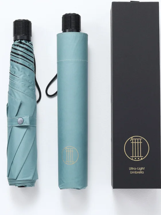 

Ультралегкий зонт из углеродного волокна с большим диаметром, с черным покрытием для защиты от солнца и УФ-излучения, зонт от дождя