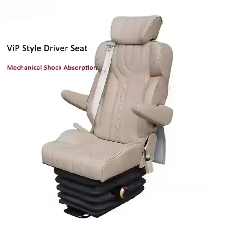 

Direct Ergonomic Mechanical Suspension Driver Seats for Construction Machinery Forklifts Heavy Equipment Made Leather PU