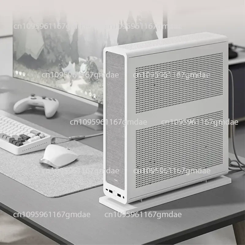FD Case  Mini Breathable Black Standing Mini White Computer Desktop