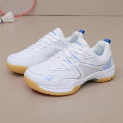 Breathable Mens Womens Badminton Shoes Lightweight Professional Training Sneakers Couple Anti Slip Volleyball Tennis Sport Shoes