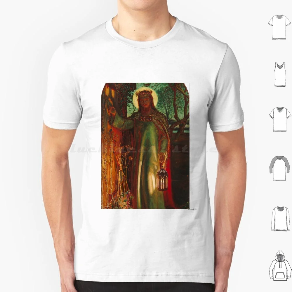 William Holman Hunt-The Light Of The World T Shirt Cotton Men Women Diy Print William Holman Hunt The Light Of The World Hunt