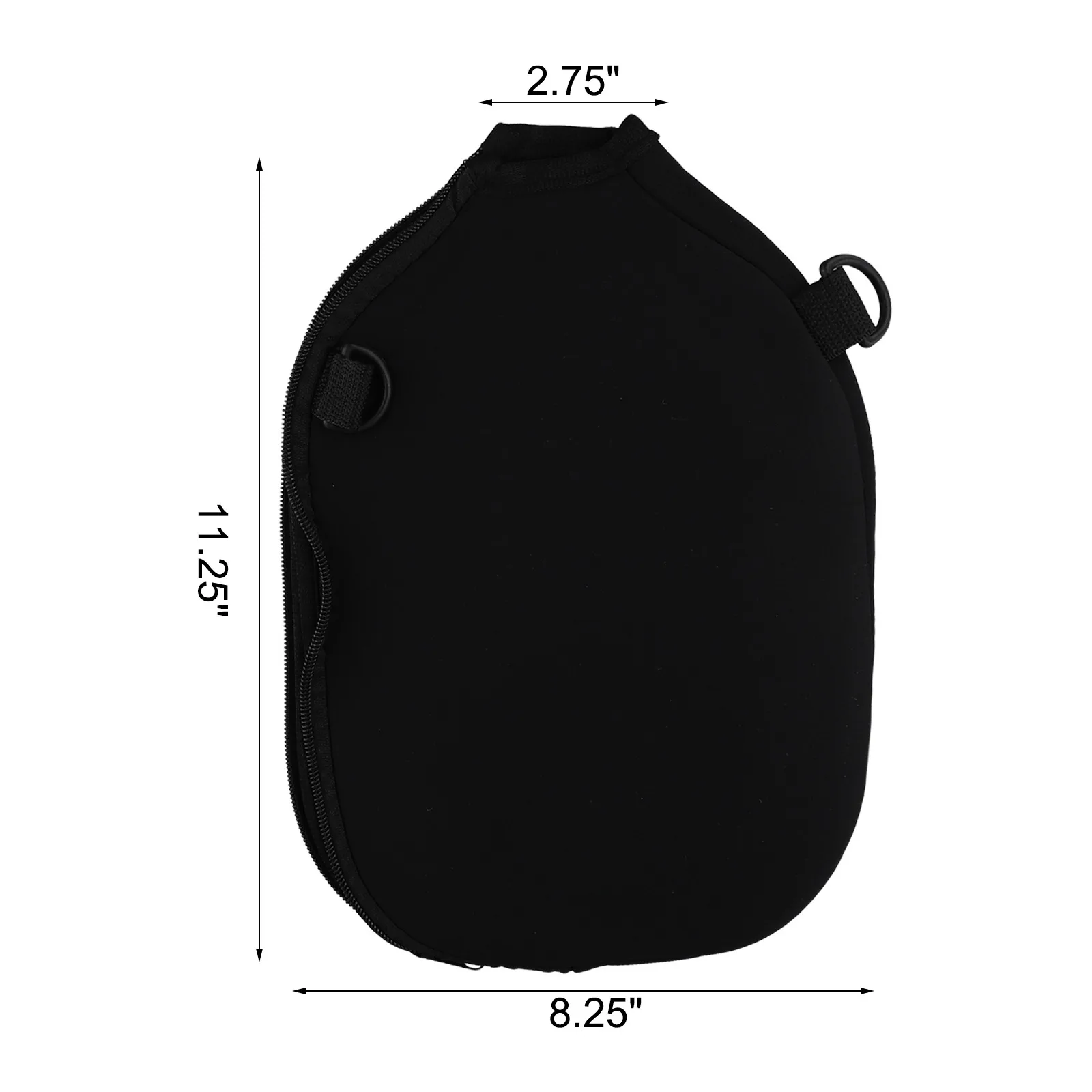 Neoprene Pickleball Paddle Cover Shoulder Bag with Strap Mesh Pocket for Two Balls Protection Carrying Racket Outdoor