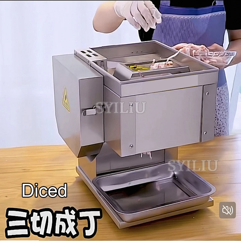 High Efficiency Commercial Automatic Meat Slicer Beef Slicer Cooked Meat Slicer Goat Meat Beef Cutting Machine
