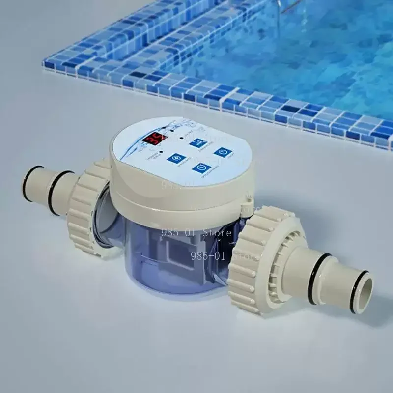 Salt chlorine generator, pool water chlorinator
