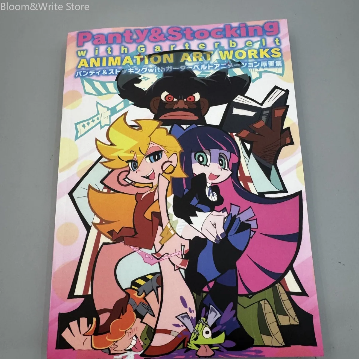 Panty & Stocking with Garterbelt Anime Artbook 320 Pages Storyboard Line Sketches Character Drawing Reference Book