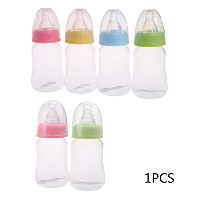 120ml Baby Bottle Infant Newborn Children Learn Feeding Drinking Milk Bottles Portable Breast Nipple Pacifier Bottles