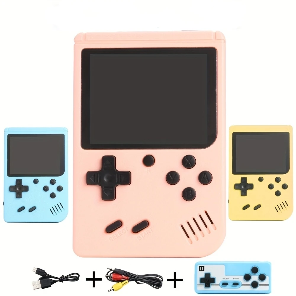 

800 IN 1 Retro Handheld Game Player Video Game Console TV Game Console AV Out Mini Portable 8Bit Game Console for Kids Gift