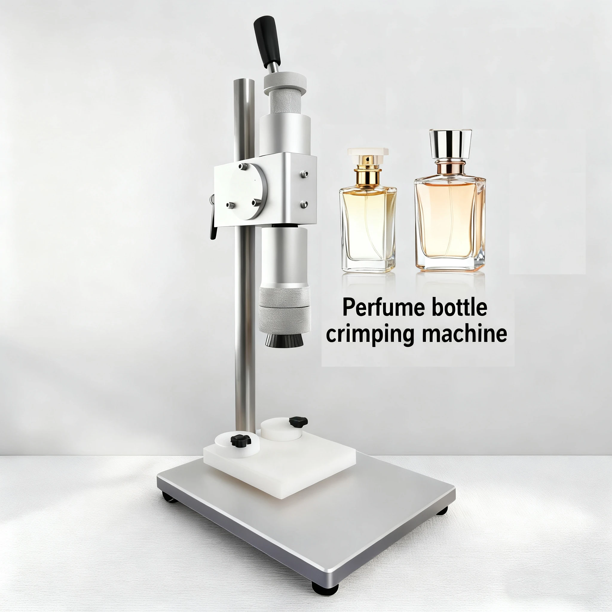 

Manual Perfume Bottle Crimping & Capping Machine, Glass Spray Bottle Cap Sealing Capping Machine