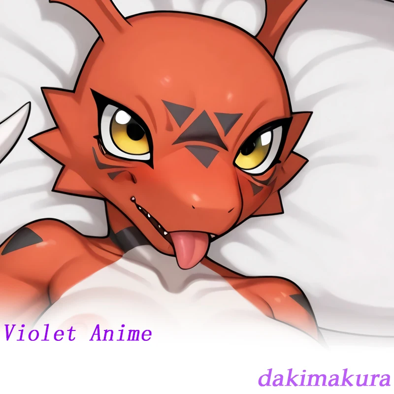 Dakimakura Anime Guilmon Double-sided Print Life-size Body Pillow Cover Bedding Gifts