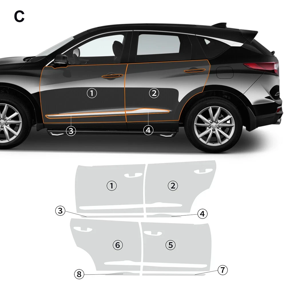 

8.5Mil Pre-cut PPF For Acura RDX 2019-2021 TPU Bumper Hood Clear Paint Protection Film Scratch-Resistant Exterior Accessories
