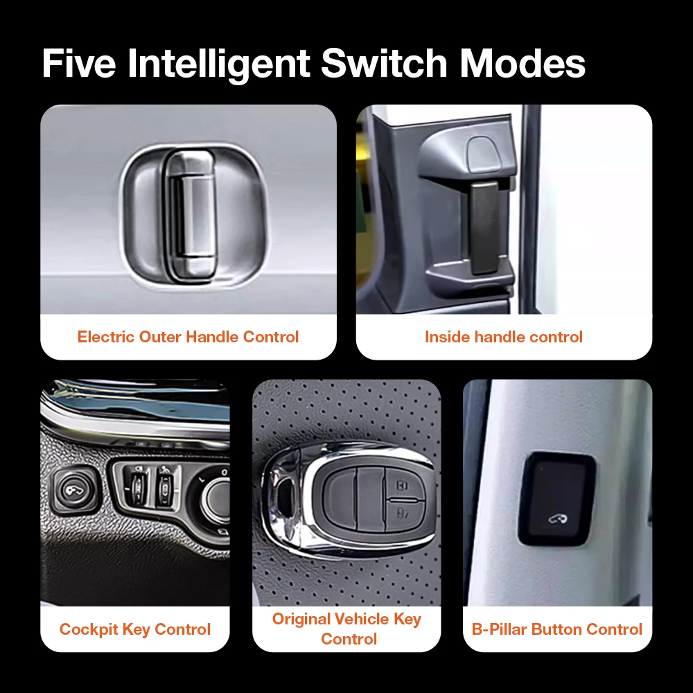 Anti-Theft Electric Sliding Door For Toyota HiAce Super Long Body 2020+