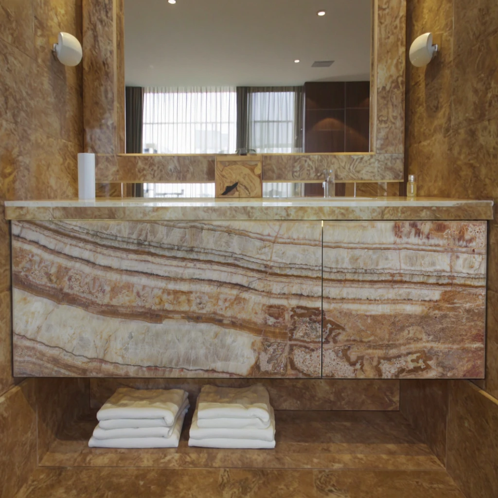 #Luxury Modern Design Bathroom Vanity Cabinet With Sink Storage Furniture