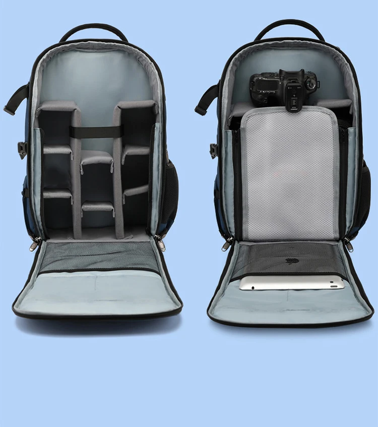 Outdoor-Fotografie-Spezialrucksack mit Großer Kapazität, Kompatibel mit Drohnen, Fotografentasche mit Regenschutzfunktion – Detail 2