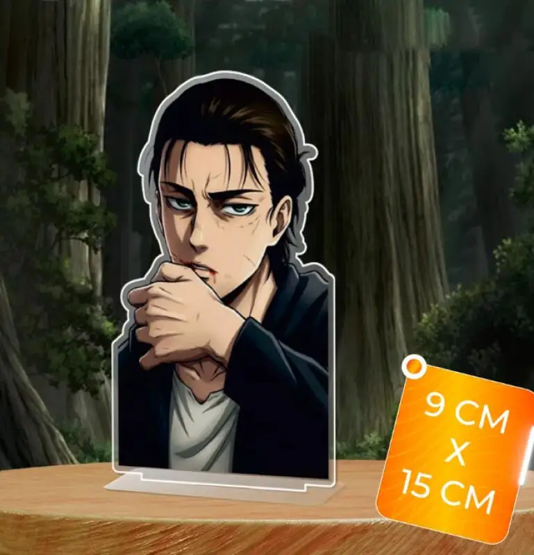 Acrylic Standee for Attack On Titan Eren Yeager Mikasa Ackerman Anime Character Desktop Decoration Acrylic Standing Plates