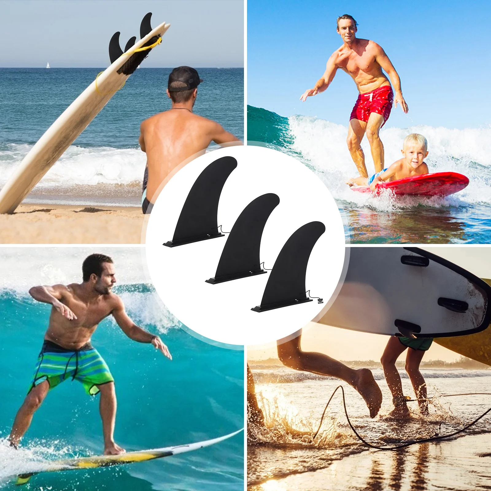 3Pcs Clip-On Surfbo… - image
