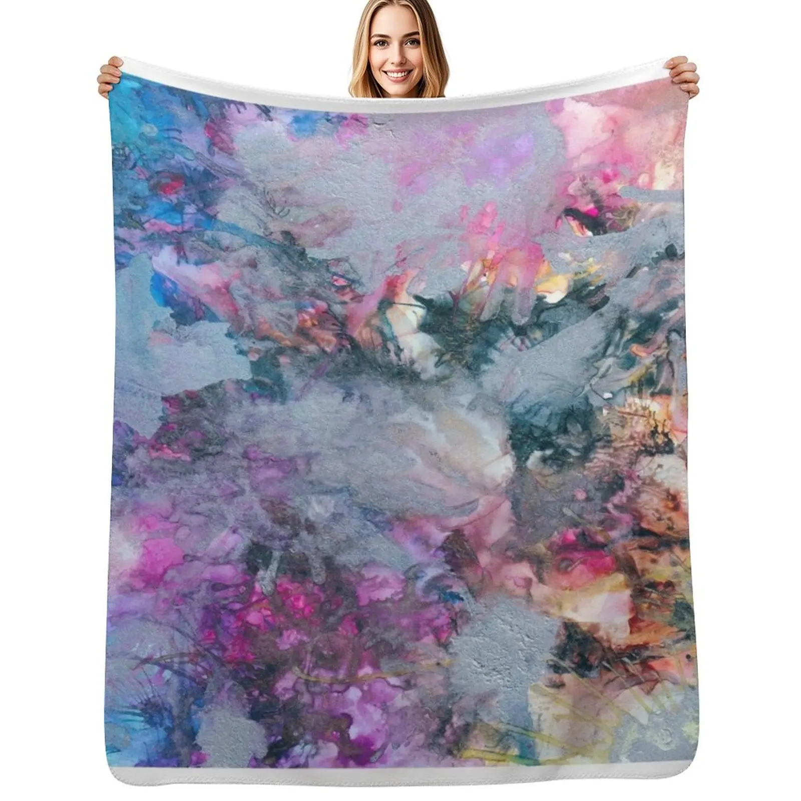 

Thermal Confluence Throw Blanket Shaggy Camping cosplay anime Bed Blankets