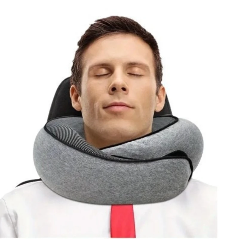 Snail U-shaped Napping Pillow - Ideal for Storing Memory Foam Neck Pillows in The Office on Trips or During Business Travels