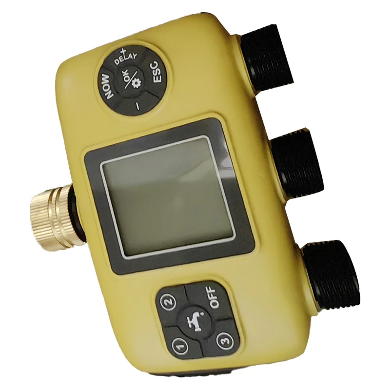 

M12K-3-Outlet Automatic Water Timer Garden Irrigation Watering System Independent Control Sprinkler Programmer Tools BSP3/4"