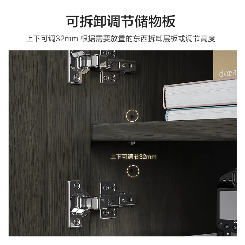 Lacquer free bedside drawer bedroom small storage cabinet