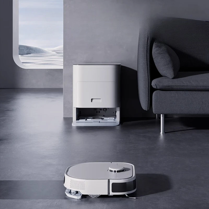 

Sweeping and towing suction machine, smart home, fully automatic mop change without water