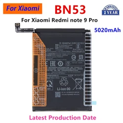 Brand New BN53 5020mAh Battery For  Xiaomi Redmi note 9 Pro Phone  Batteries
