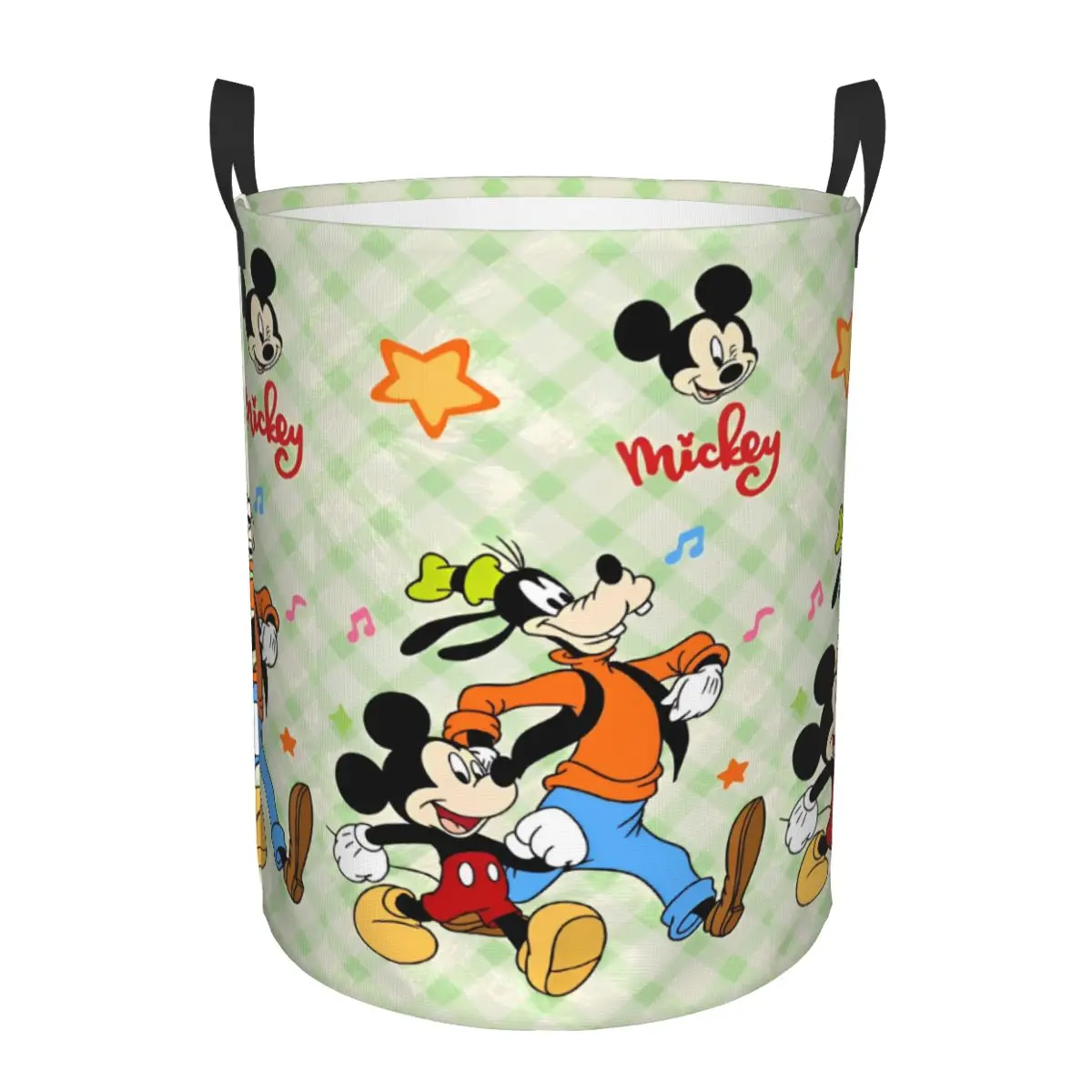 Disney Mickey Mouse Minnie Kids Toys Storage Basket for Playhouse Decor Gift Laundry Hamper Baskets