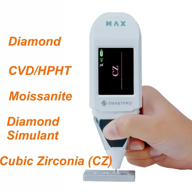 for Kinway MAX All-in-One Diamond Test Pen 5-in-1 Jewelry Moissanite CVD HPHT Simulated Cubic Zirconia Diamond Tester