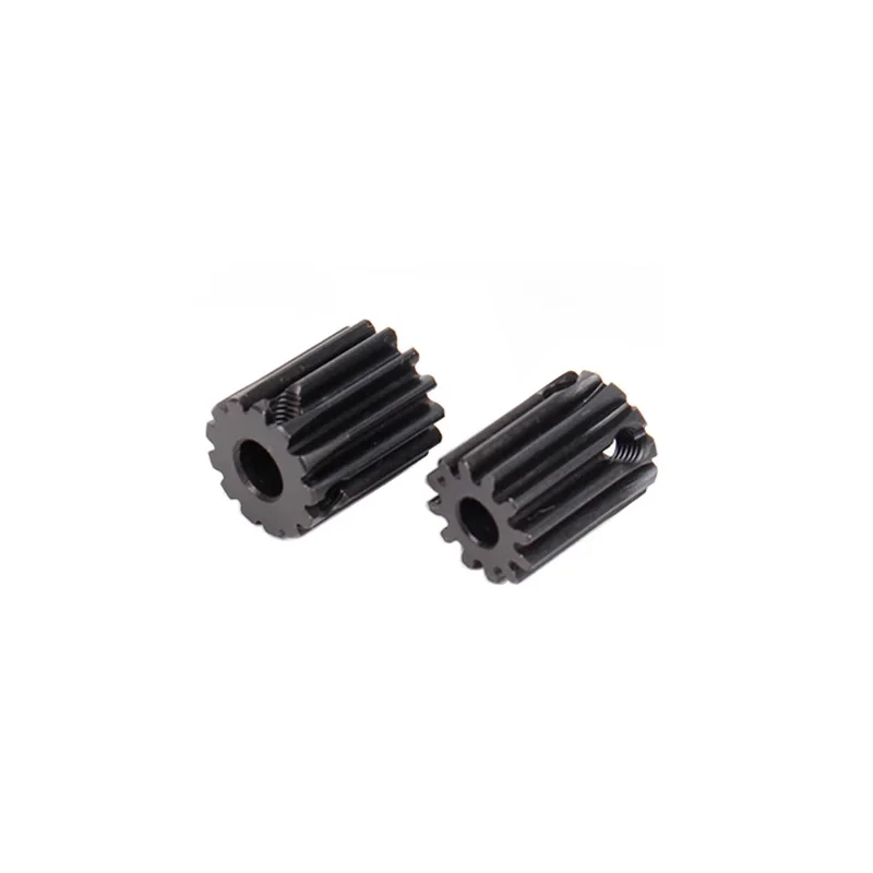 1M Spur Gear Pinion 10T 12T 14T Bore 4mm 5mm 6mm 6.35mm 7mm 8mm 45# Steel Motor Gear for Hobbyist Models