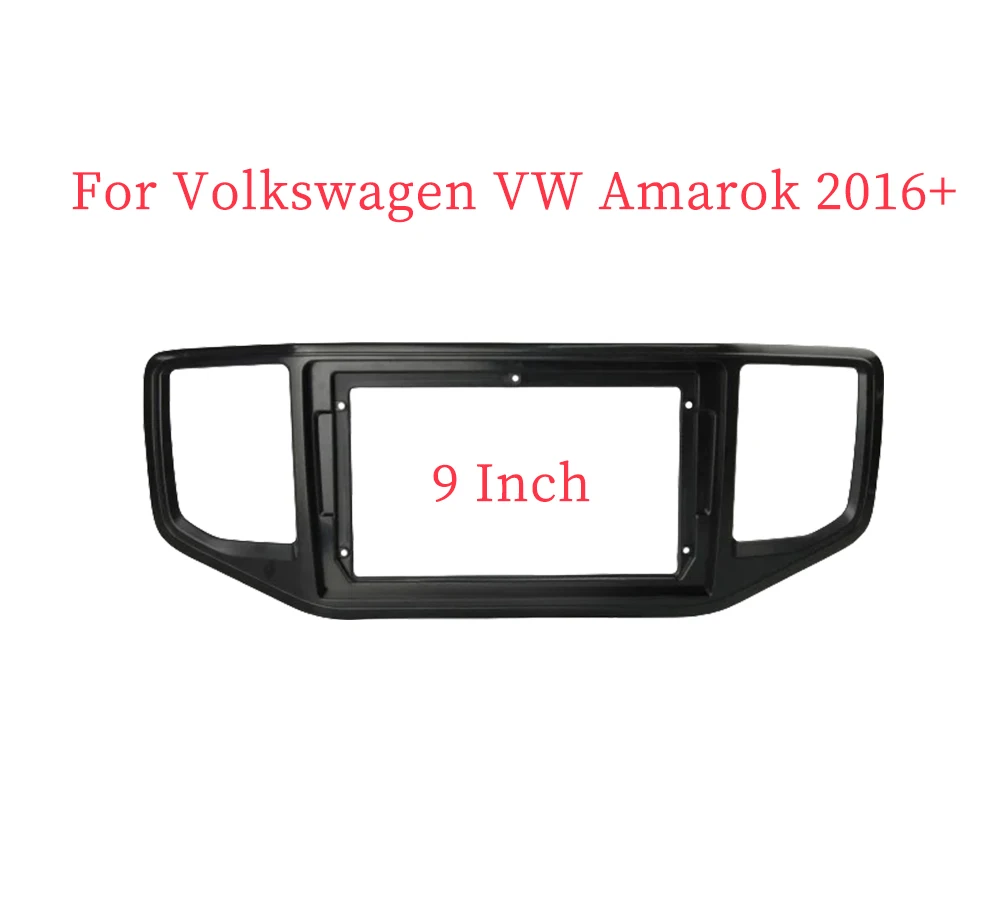 9 Inch Car Fascia Radio Panel for Volkswagen VW Amarok 2016+ Dash Kit Install Facia Bezel Adapter