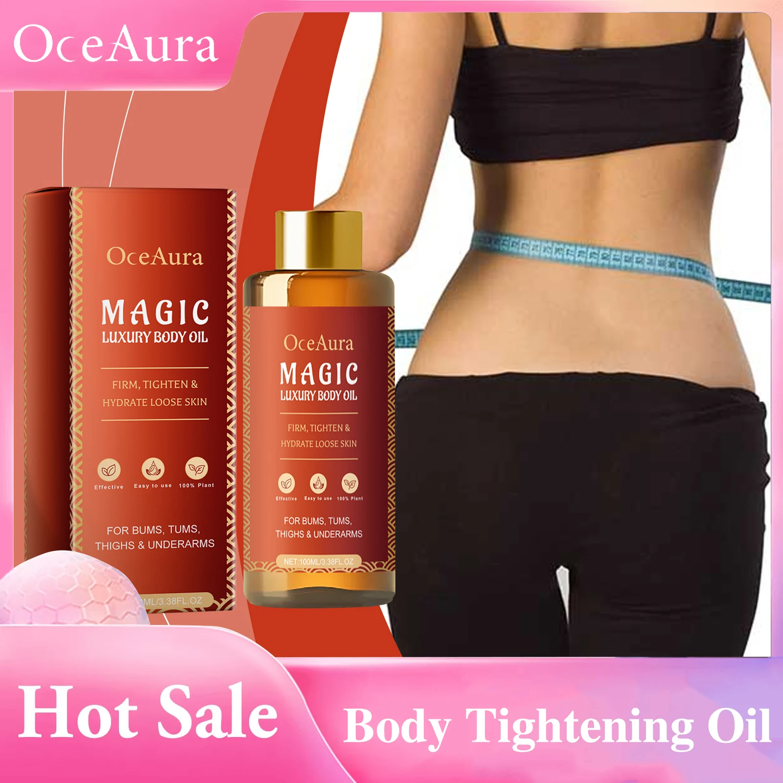 

Body Firming Essential Oil Improving Sagging Enhance Elasticity Rejuvenating Anti Aging Hydrating Nourishing Collagen Body Serum