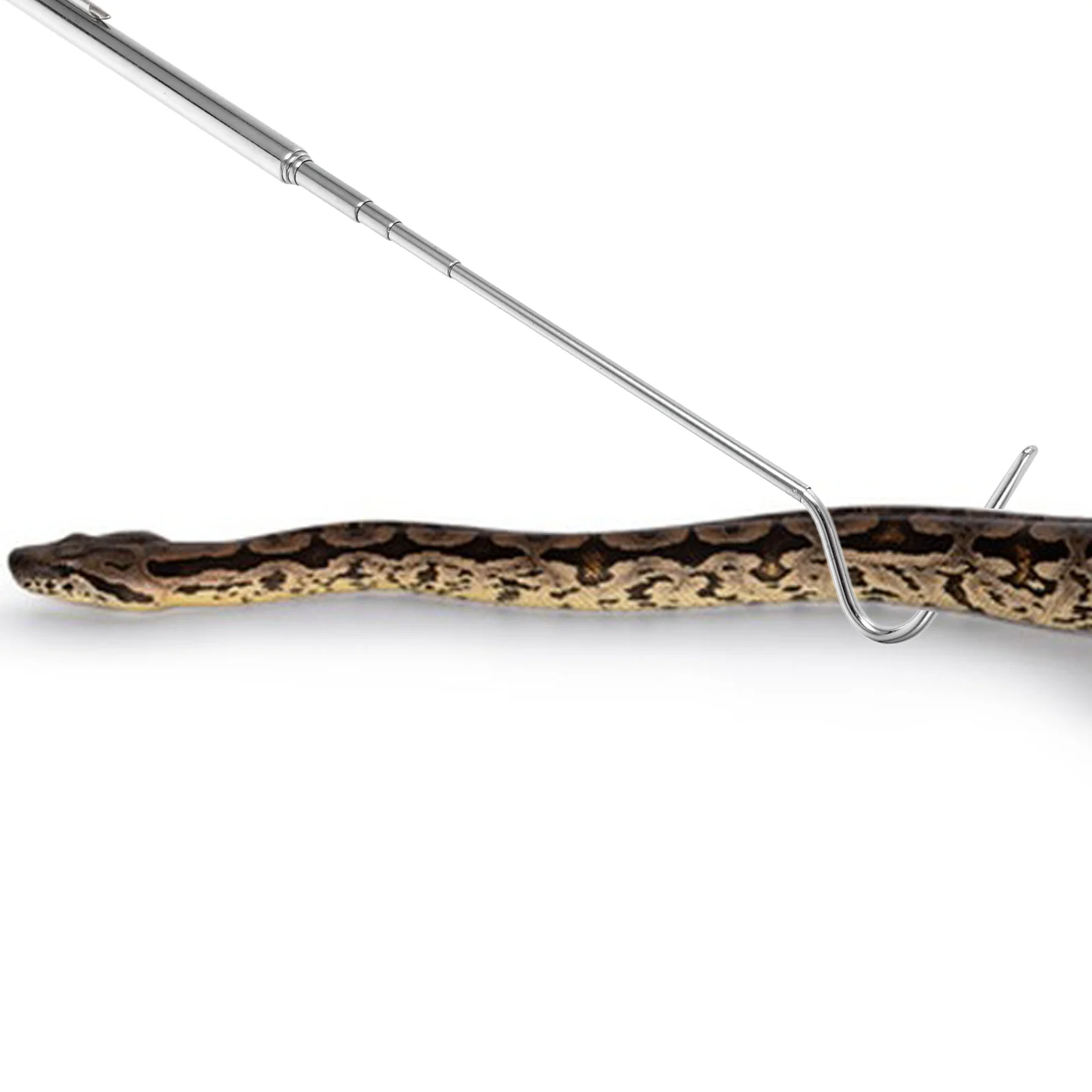 

Foldable Stainless Steel Snake Catching Tool Retractable Design for Safe Handling Lightweight Snake Grabber for Camping Hiking
