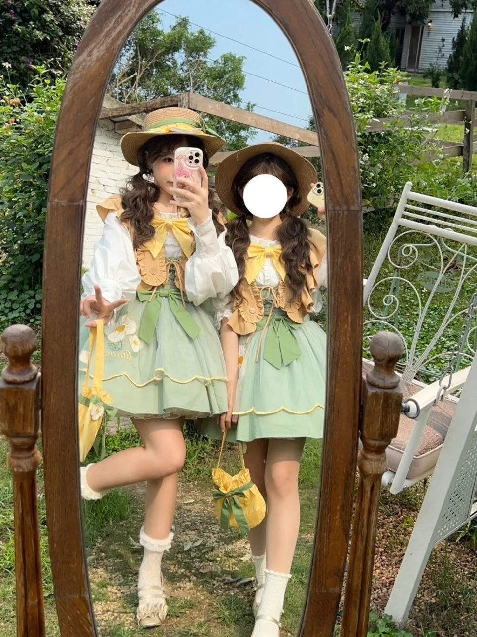 Japan Lolita New Product Original Design Pastoral Style Sweet and Cute SK Half Skirt Summer Dress