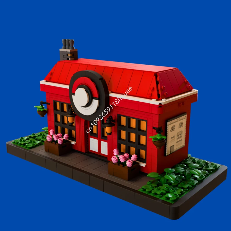 

920 шт. MOC Pocket Pets Center nan Модель Строительные блоки Детская идея Архитектура ремесленные игрушки креативные рождественские подарки