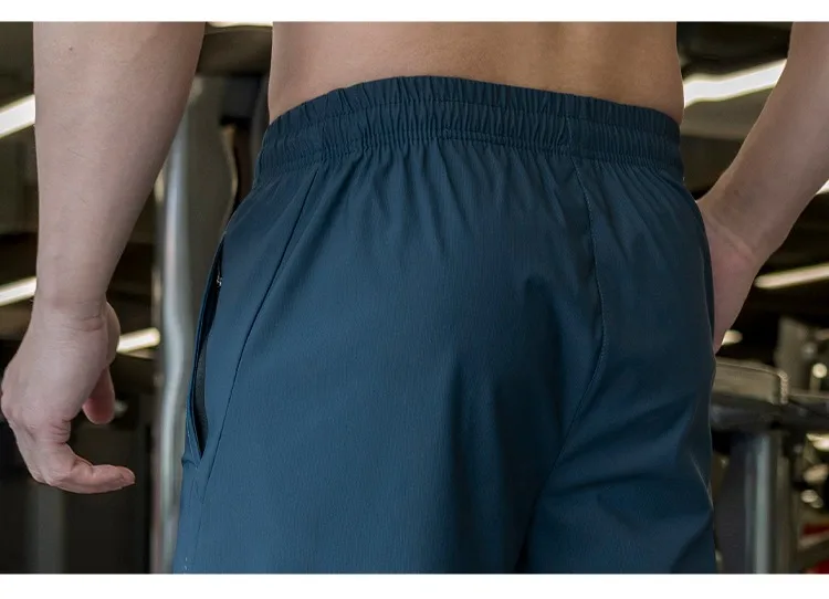 Mens Shorts Light Weight Thin Elasticity Pants Running Squat Fitness Training GYM Quick-drying Drawstring Shorts Sweatpants