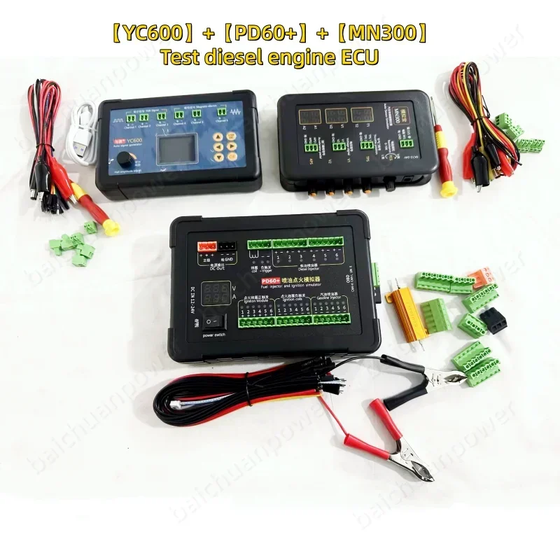 PD60+ Fuel Injector and Ignition Simulator MN300 Auto Sensor Simulator YC600 Six Channels Auto CKP CMP Signal Generator