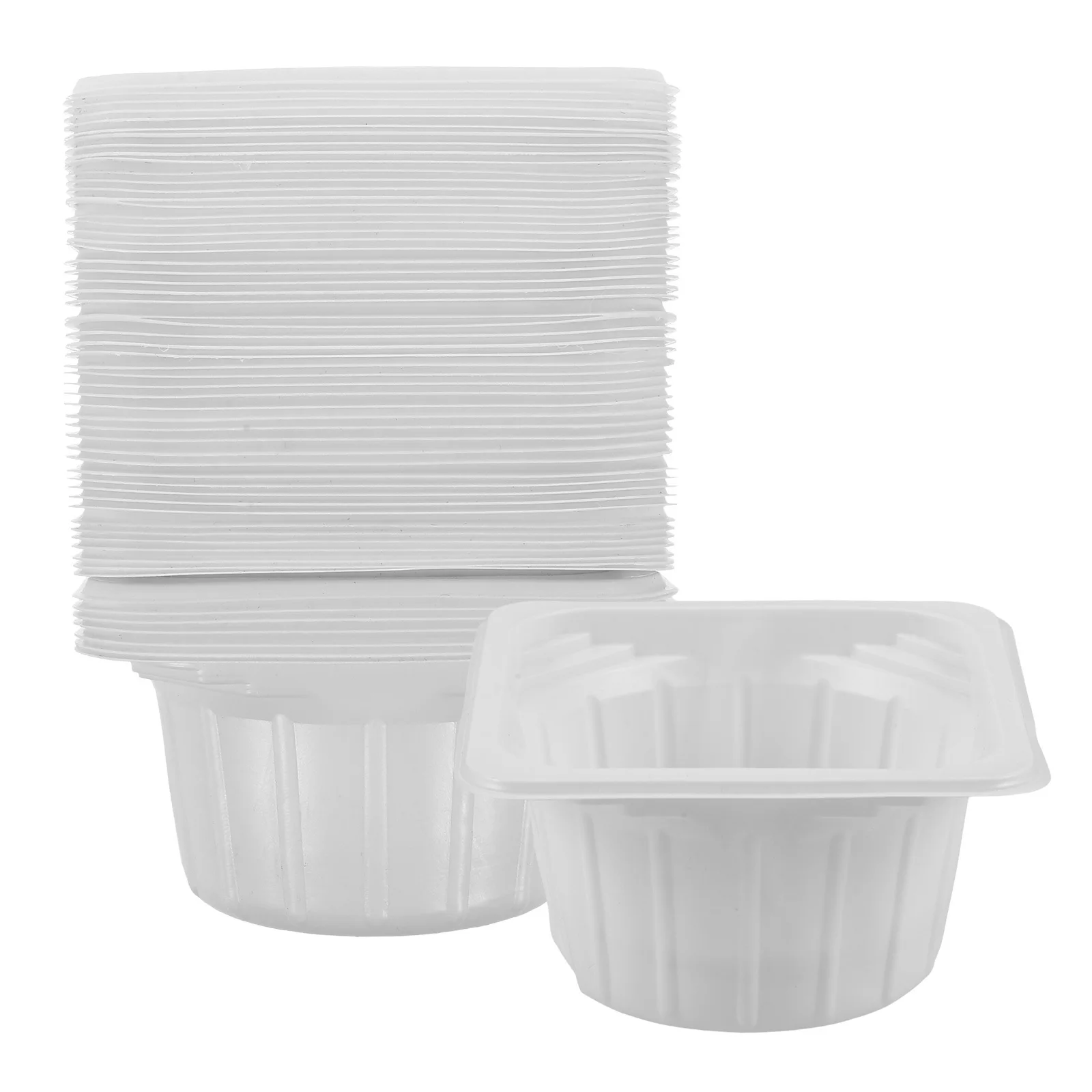 

50Pcs Cup Tray Disposable Coffee Cup Holder Carrier Portable Takeout Hot Drinks Holder for Coffee Shops Take Out Drinks Carrier