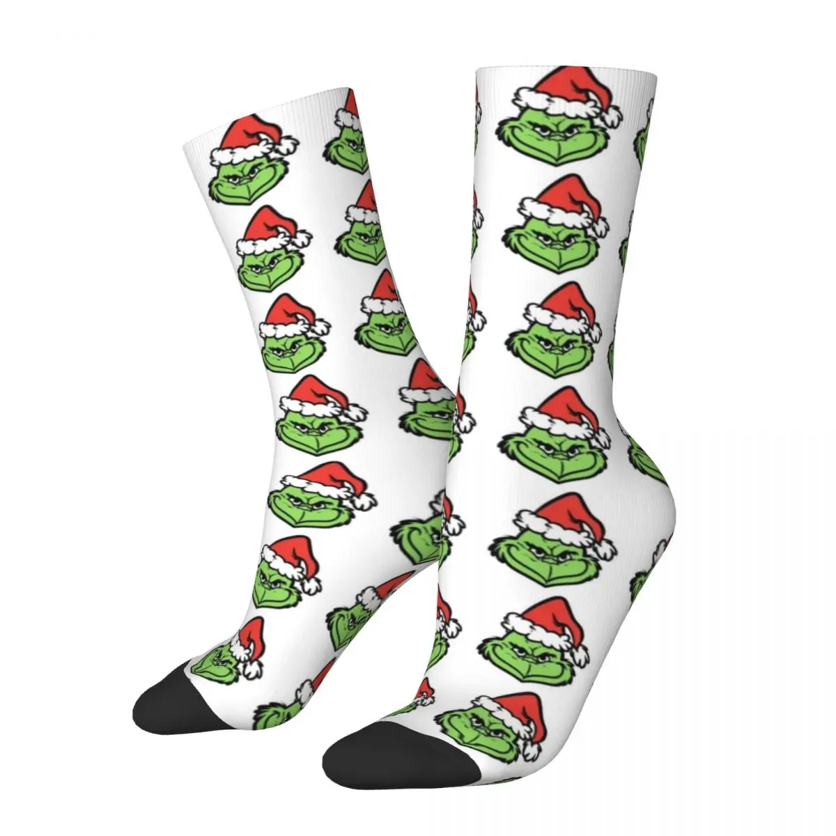 Merry Christmas 3D Printing Socks for Men Women Fashion Funny Socks for Children DIY Design Compression Socks