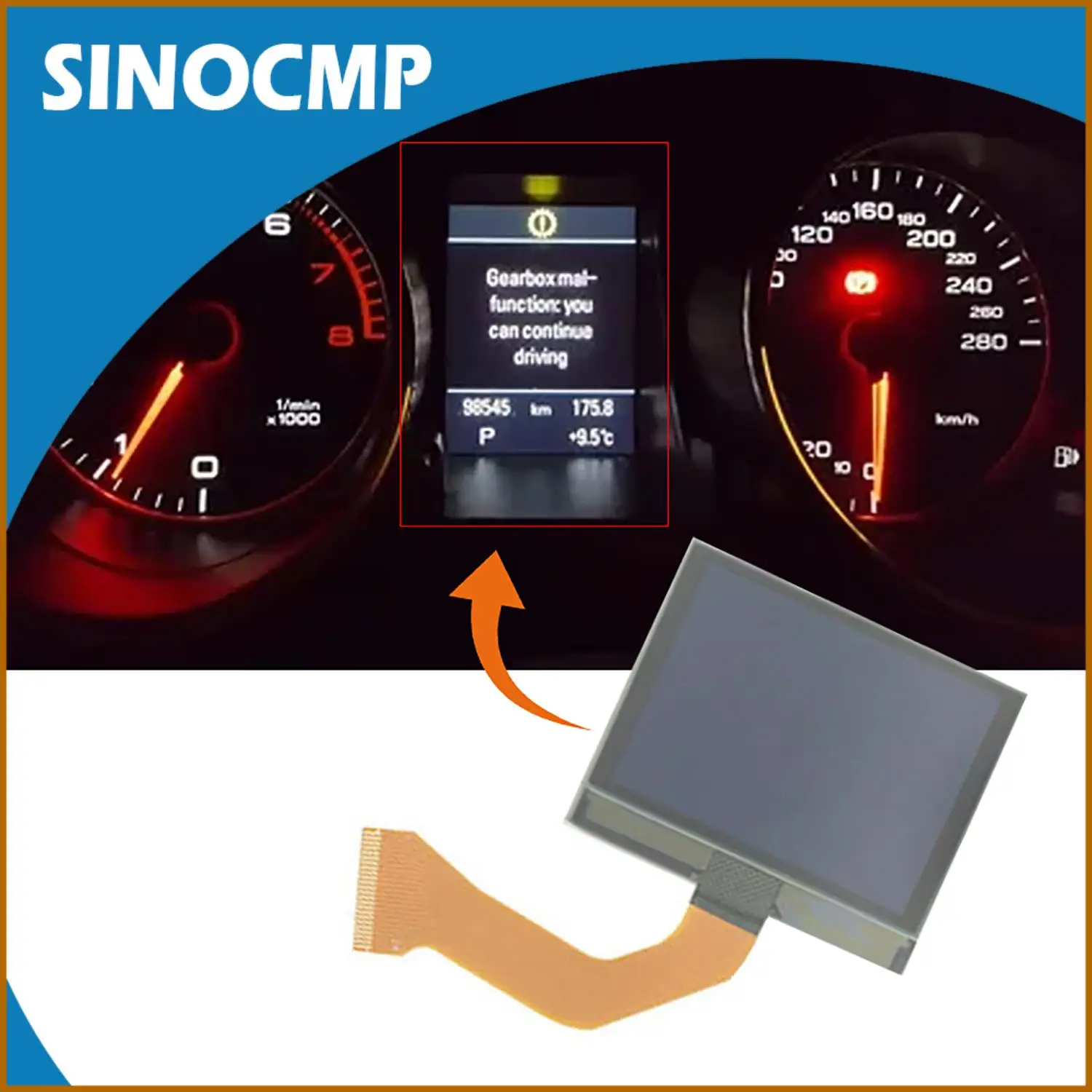 

Display Screen For VOLKSWAGEN & PORSCHE Car LCD Instrument Cluster Part 7L6920 970D 7L6920970R/L For Touareg And Cayenne Models