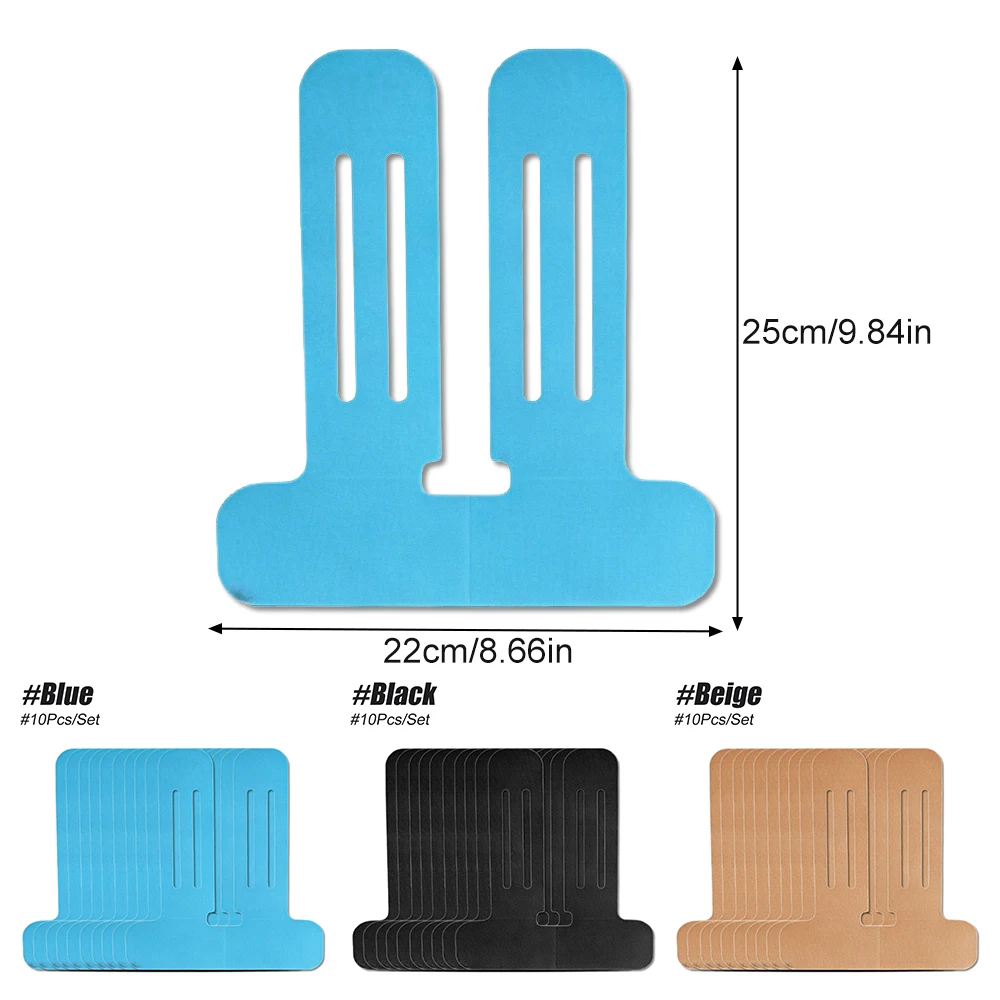 10PCS Breathable Elastic Athletic Kinesiology Tape, Muscle Support Physio Bandage for Knee Patella Protection image 6