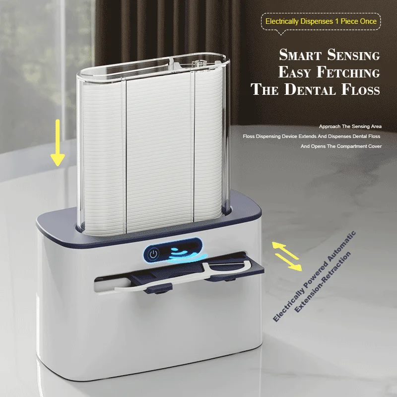 حامل مسواك كهربائي مع مستشعر ذكي ، موزع مسواك أوتوماتيكي ، صندوق تخزين عصا الأسنان ، لوازم طاولة المطبخ