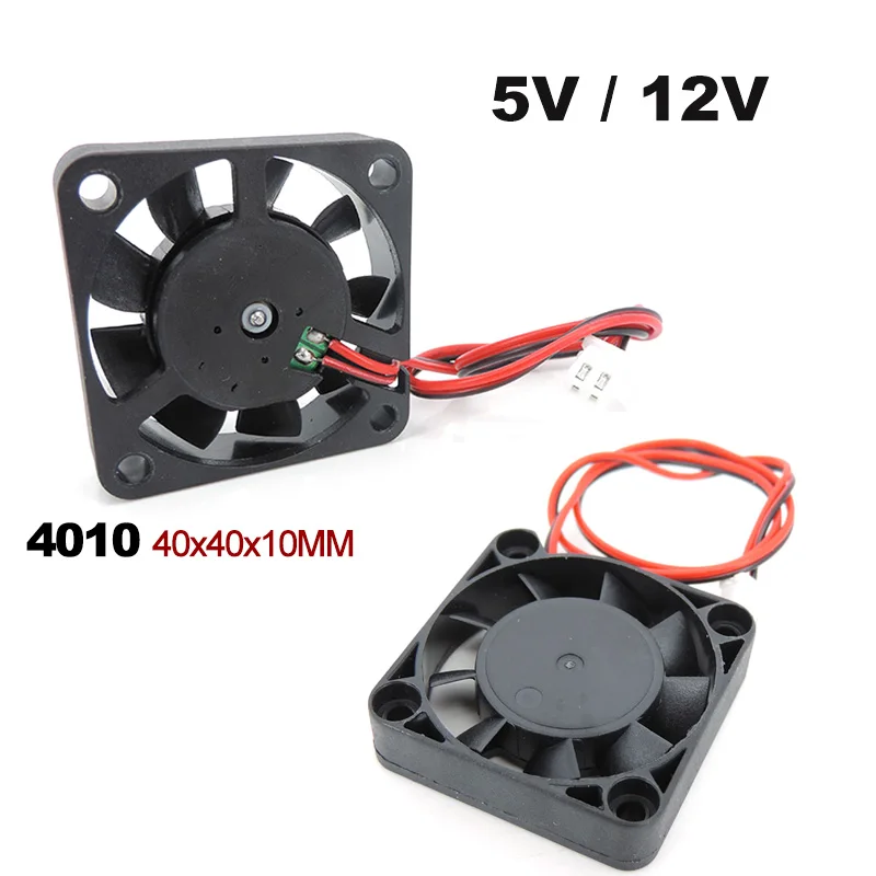 DC 5V 12V 4010 40x40x10MM Cooling Fan Centrifugal Turbine Blower oil Fluid Bearing 7500RPM for 3D Printer M20