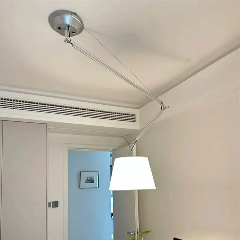 Home Decor Pendant Lamp Retractable Shifting Rocker Arm Nordic Creative Led Lights Bedroom Dining Room Studio Fixture Lighting - Image 2