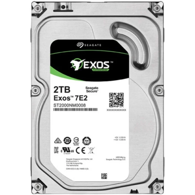 

Новый оригинальный HDD для Seagate 2TB 3,5 "7,2K SATA 6 Гбит/с 128 МБ 7200 об/мин для внутреннего жесткого диска Enterprise HDD ST2000NM0008