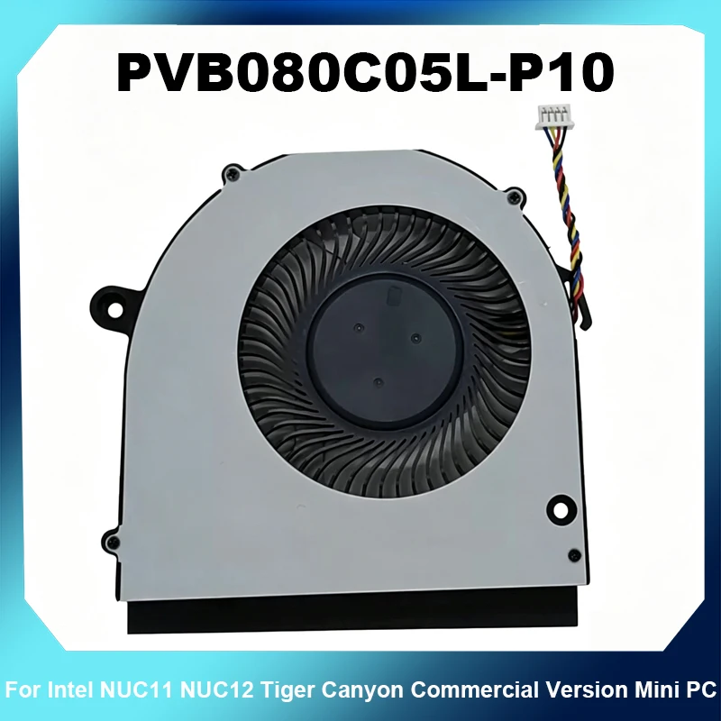 DC5V Blower Cooling Fan PVB080C05L-P10 For Intel NUC11 NUC12 Tiger Canyon Commercial Version Mini PC Replacement Cooler